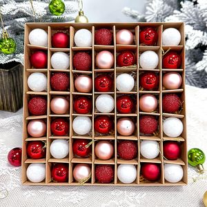 lectroplated <b>Glitter</b> Mini Christmas Baubles Shiny Small Xmas Balls Hanging Ornaments For Desktop Mini Christmas Tree Decor - Product Image 3
