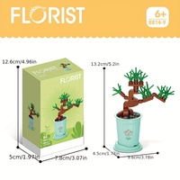 Blocs de construction fleur jouet pot éternelle fleur fille parure jouet cadeau Saint Valentin