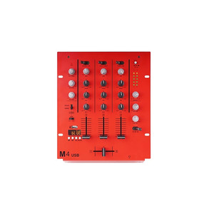 Mezclador de audio profesional M4 de 3 canales con Bluetooth y grabación USB para estudio o bar. - Product Image 1