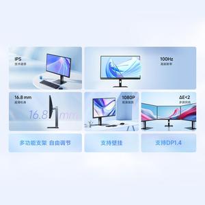 Đối với Redmi Màn hình A24 đa chức năng đứng phiên bản 23.8 inch 1080p 100Hz IPS màn hình cứng ánh sáng màu xanh bảo vệ mắt - Product Image 3