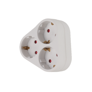 Power Adapter EU 16A Trắng ổ cắm 16A 250V 3-outlet cung cấp điện Mở rộng 3 cửa hàng 5M/25m/3m Cáp ổ cắm ổ cắm - Product Image 2