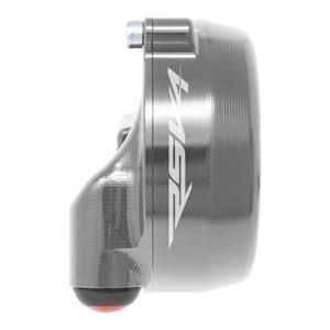 Copertura del comando dell'acceleratore con interruttore integrato nel manubrio per Aprilia RSV4 (Titanio) - Product Image 5