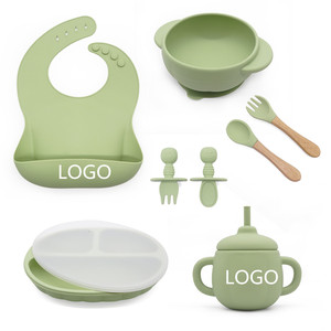 Usine Enfants Alimentaire Accessoires Aspiration Vaisselle Pour Enfants Bébé Bol Toddler Assiette Silicone Bébé Assiette Ensembles - Product Image 3