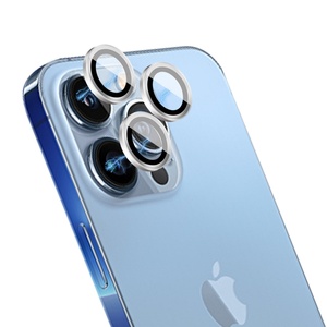 Oferta Especial: Protector de Lente de Cámara de Metal Colorido con Cristal Templado para iPhone 11, 12 Pro, 13 Pro Max, Cubierta de Lente de Cámara de Aleación de Aluminio - Product Image 3