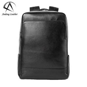 กระเป๋าเป้สะพายหลังหนังแท้สำหรับผู้ชาย Andong Leather Men Business ขนาด 15.6 นิ้ว พร้อมแผ่นรองหลังระบายอากาศ หนังวัวแท้ ดีไซน์ลำลองทันสมัย รุ่น 6616A - Product Image 1