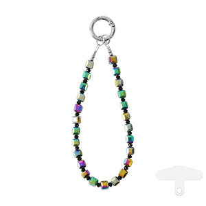 Cordon anti-perte pour téléphone portable, bracelet DIY court avec perles, dragonne étoile pour téléphone - Product Image 3