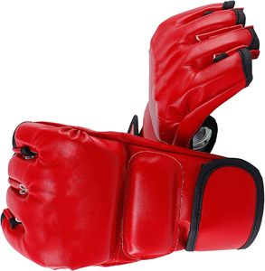 ถุงมือต่อสู้แบบครึ่งนิ้ว CZFIT ผลิตจากโรงงาน สำหรับ UFC แบบหนาพิเศษ สำหรับผู้ใหญ่ ใช้สำหรับกีฬาต่อสู้ มวยไทย ฝึกซ้อม - Product Image 2
