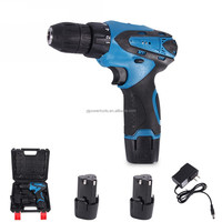 12v Moins cher Rechargeable Puissant Perceuse électrique sans fil Batterie au lithium Tournevis électrique Mini perceuse