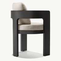 Vente exceptionnelle d'usine de meubles de restaurant de plein air ensemble de salle à manger meubles de jardin modernes et durables en aluminium chaises de jardin