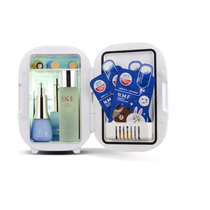 <span class=keywords><strong>Mini</strong></span> réfrigérateur, glacière chauffant, vin 6 Litre, or Rose - Product Image 2