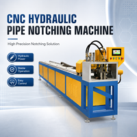 Machine à découper en V les tubes carrés en cuivre, fer, aluminium et acier inoxydable CNC hydraulique de Chine