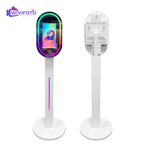 WIVIFOTO Espejo Mágico con Pantalla Táctil de 13.3 Pulgadas, Cabina de Fotos con Cámara Integrada, Wi-Fi, Estructura Metálica Resistente para Estudios de Fotografía y Bodas - Product Image 5