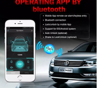 Sistema de Alarma para Auto Cheston Learning Code con Entrada sin Llave Unidireccional, Control de Encendido, Control Remoto y Apertura de Maletero para Avalon y Accord