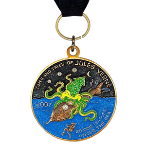 Logo personnalisable sport médaille en métal cadeau heureux or argent cuivre médailles personnalisées Marathon mode Anime médailles vierges sport - Product Image 2