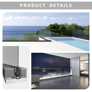 SUNGYE garde-corps en <span class=keywords><strong>verre</strong></span> sans cadre de style européen double <span class=keywords><strong>verre</strong></span> de sécurité feuilleté barrière de protection extérieure pour balcon <span class=keywords><strong>terrasse</strong></span> - Product Image 3