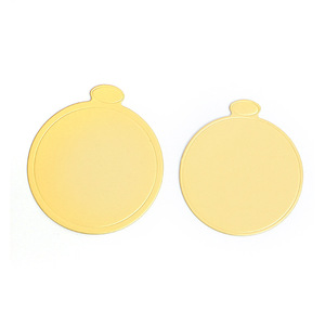 Bolo Placas Forma Quadrada para 4'' 6'' 8'' 10'' 12 ''Padaria Bolo Base Redonda Cartão Gold Food placa de papel Bandeja Do Bolo - Product Image 4