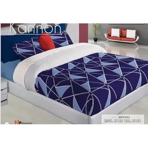 Couverture King Size Spring Pachon 220 cm, motif géométrique, design moderne, literie pour toutes les saisons, matière polyester - Product Image 3