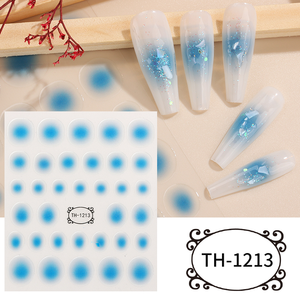 100 + Thiết kế làm móng tay Nhật bản đầy màu sắc bướm dính Nail Art Sticker - Product Image 6