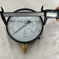 Manomètre 0-60Mpa pour testeur de buse d'injecteur diesel S60h S70h S80h, outil de test de pression 0-8000Psi