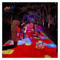 Tout-en-un 3d Outdoor Digital Flooring Mapping Projection Interactive Floor Projector System for Outside Festivals Events