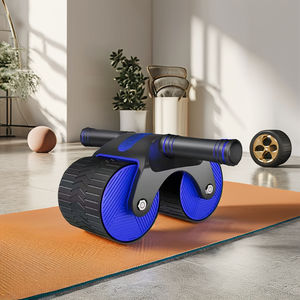 Logo kustom kebugaran Gym olahraga seluruh tubuh latihan Rebound otomatis <span class=keywords><strong>Abs</strong></span> roda rol - Product Image 5