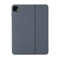 Fabrika Toptan Satış OEM/ODM Yeni İnce Akıllı Kablosuz Klavye Kılıfı Dokunmatik Yüzey Düğme Pil 11'' iPad Air 2024 Koyu Gri Hafif