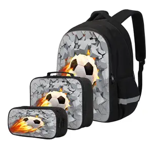 Laptop Rucksack Set 3pcs Custom Teen School Rucksack mit Lunch Bag Set für Jungen Mädchen