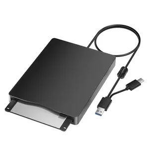 Lecteur de disquette externe USB 3.0 type-c lecteur de disquette 3.5 pouces pour PC portable bureau Wimdows 10 11