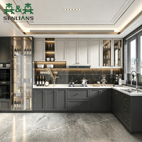 Meubles de cuisine modernes SLS Shaker sur mesure, design modulaire écologique, mobilier de cuisine de luxe intégré