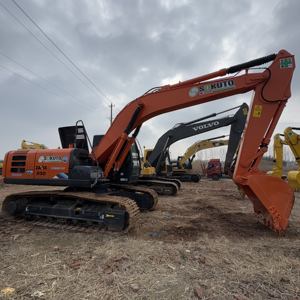 Excavatrice sur chenilles d'occasion Hitachi ZA200 ZX200-5/ZX200-6, faible nombre d'heures de travail, pelle hydraulique avec pompe, 20 tonnes - Product Image 1