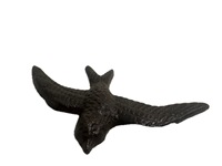 Figurine d'oiseau hirondelle traditionnelle en fonte plaquée or, style nordique moderne et antique, pour la maison, vente en gros directe usine