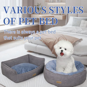 Neues Design Premium Hunde quadrat betten Weiche und wärmende Haustier betten decken das abnehmbare Hunde bett ab - Product Image 5