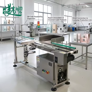 Système d'inspection visuelle entièrement automatique avec collecteur de données QR pour la traçabilité anti-contrefaçon des aliments, des boissons, des sachets plats et des cartons - Product Image 4