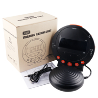 Hot Selling Krachtige Trilling Wekker Telefoon Oplader Grappige Luid Volume Klok Waarschuwing Voor Slechthorende Mensen