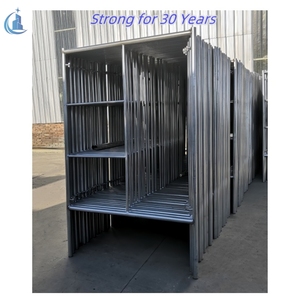 Mạ kẽm Thang giàn giáo bộ phận di động giàn giáo H khung để xây dựng xây dựng hệ thống khung giàn giáo di động - Product Image 1