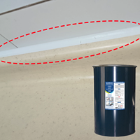 Scellant silicone acétique OEM A301 200L transparent, adhésif imperméable pour vitres, portes, salles de bain, cuisines et travaux de construction