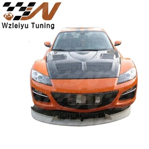 Capó Delantero de Fibra de Carbono Real para <span class=keywords><strong>Mazda</strong></span> <span class=keywords><strong>RX8</strong></span>, Nuevo Estilo - Product Image 4