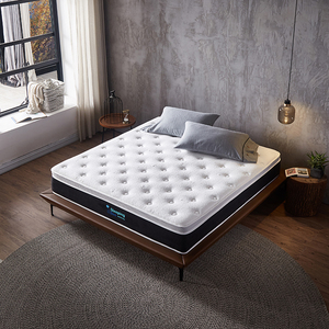 Trung Quốc Colchones Sang Trọng Nữ Hoàng Vua Kích Thước 14 Inch Lai Cao Su Bộ Nhớ Bọt Túi Cuộn Dây Mùa Xuân Nệm Cuộn Trong Hộp - Product Image 1