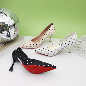 <span class=keywords><strong>Chaussures</strong></span> à talons hauts Shehe Luxury Fashion 2026, nouveau design, vente en gros, blanches, décontractées, pour soirée, pour femmes - Product Image 3