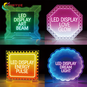 Lumières néon LED personnalisées, télécommande, décorations, magasins, logo personnalisé sur les réseaux sociaux, panneau électronique alimenté par USB en acrylique - Product Image 3