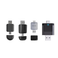 Boîtier d'interconnexion double connecteur CarPlay filaire vers sans fil AX1800 USB Type-C