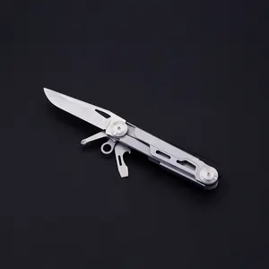 Outdoor Camping Survival Edc Multifunctionele Opvouwbare Multi-Tool Zakmes Met Vuur Starter Mini Tools