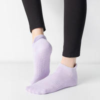 Calcetines de Yoga Cortos de Mezcla de Algodón Suave, Delicados con la Piel, Sin Irritación, Color Personalizado, MOQ Bajo, Calcetines de Baile