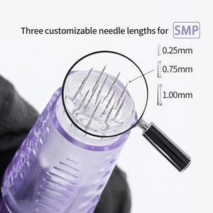 Cartuchos de Microblading SMP desechables estériles profesionales POPU aguja para maquillaje permanente y micropigmentación del cuero cabelludo - Product Image 5
