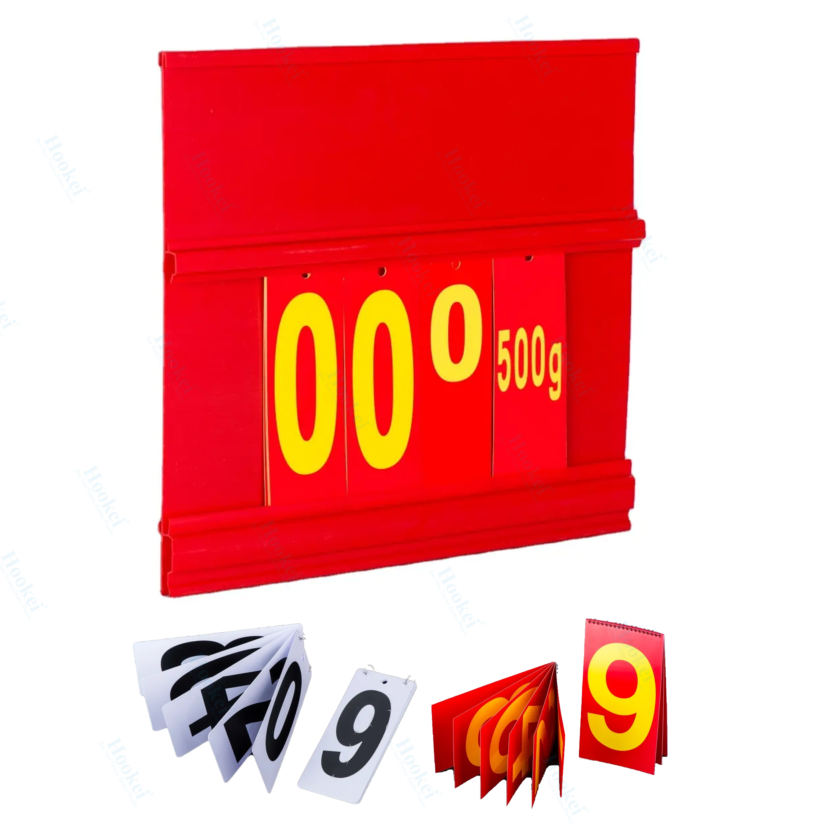 STOBOK Supermarket Price Tag With Erasable Number Cards For Fruits And Vegetables Portable Hanging Price Label Display Board - View #2