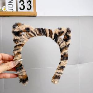 إكسسوارات شعر للأطفال ربطة شعر على شكل فراشة شيفون غطاء رأس بأذني القط الأمريكية والأوربية ربطة رأس لطيفة للرضع - Product Image 3