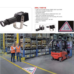 Led Gobo Safety <b>Light</b> 20W Warehouse Floor Marking Pedestrian Led <b>Projector</b> XRL1081Q Safety <b>Light</b> XRL1081Q - Product Image 2