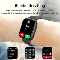 Nuevo reloj inteligente de moda Premium HD de 1,83 ", rastreador de salud, multideporte, BT, llamada, IP68, resistente al agua, batería de larga duración para IOS y Android