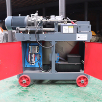 Machine à fileter les barres d'armature et machine à rouler les filets des tiges de fer avec composants du moteur central
