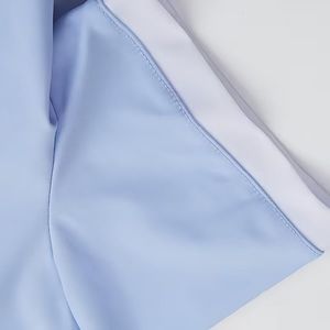 Camiseta ecuestre de manga corta de secado rápido para mujer, para <span class=keywords><strong>montar</strong></span> <span class=keywords><strong>a</strong></span> <span class=keywords><strong>caballo</strong></span> en verano, con cuello alto. - Product Image 4